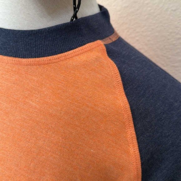 Cloudveil LONG SLEEVE RAGLAN - Senna Heather/Navy Heather - Picture 7 of 11